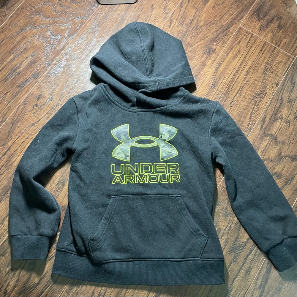 Under Armour Black Camo Logo Hoodie